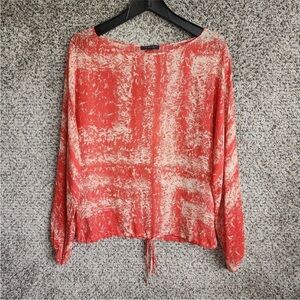 Rachel Zoe Red and Cream Blouse